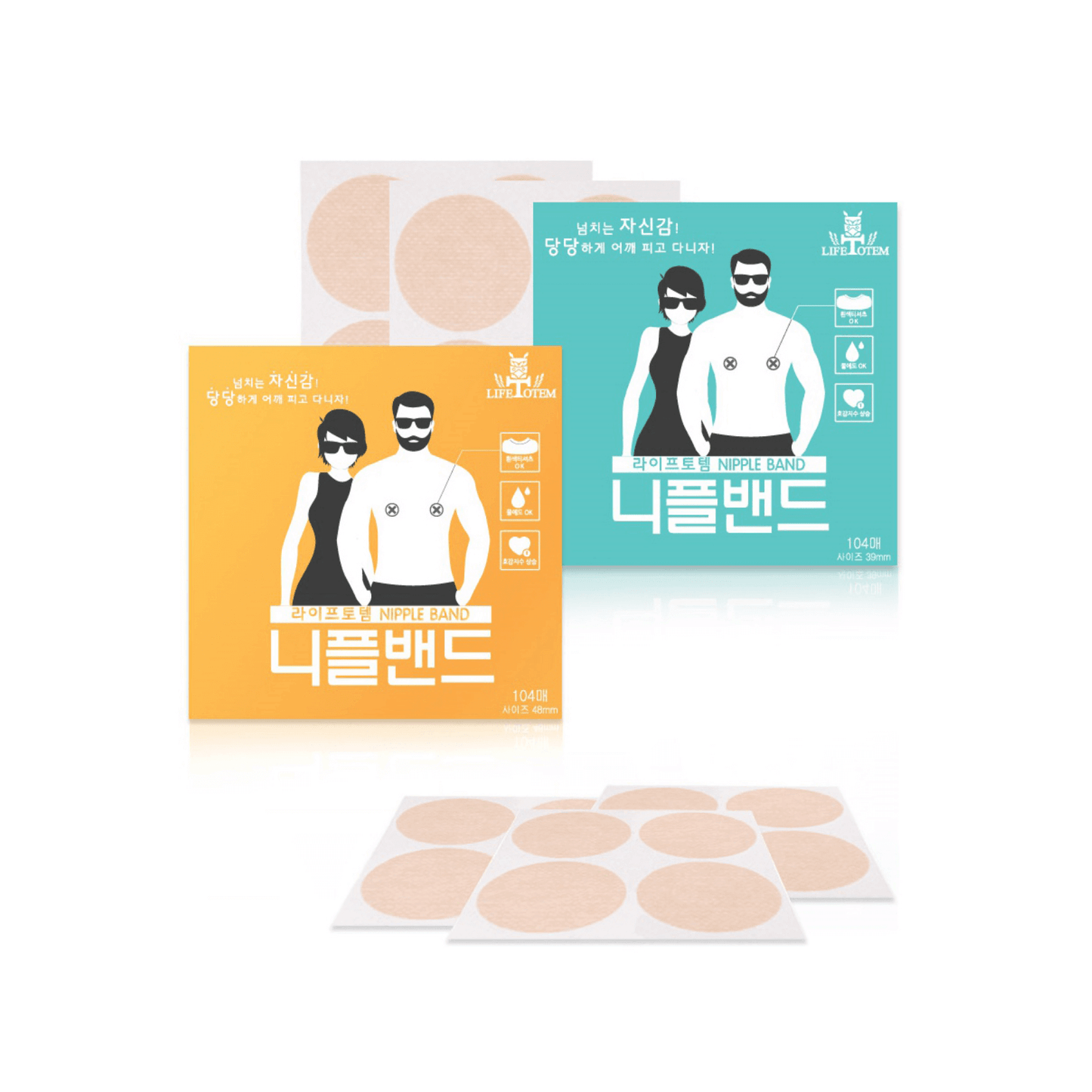 Life Totem Nipple Band 104 PCS