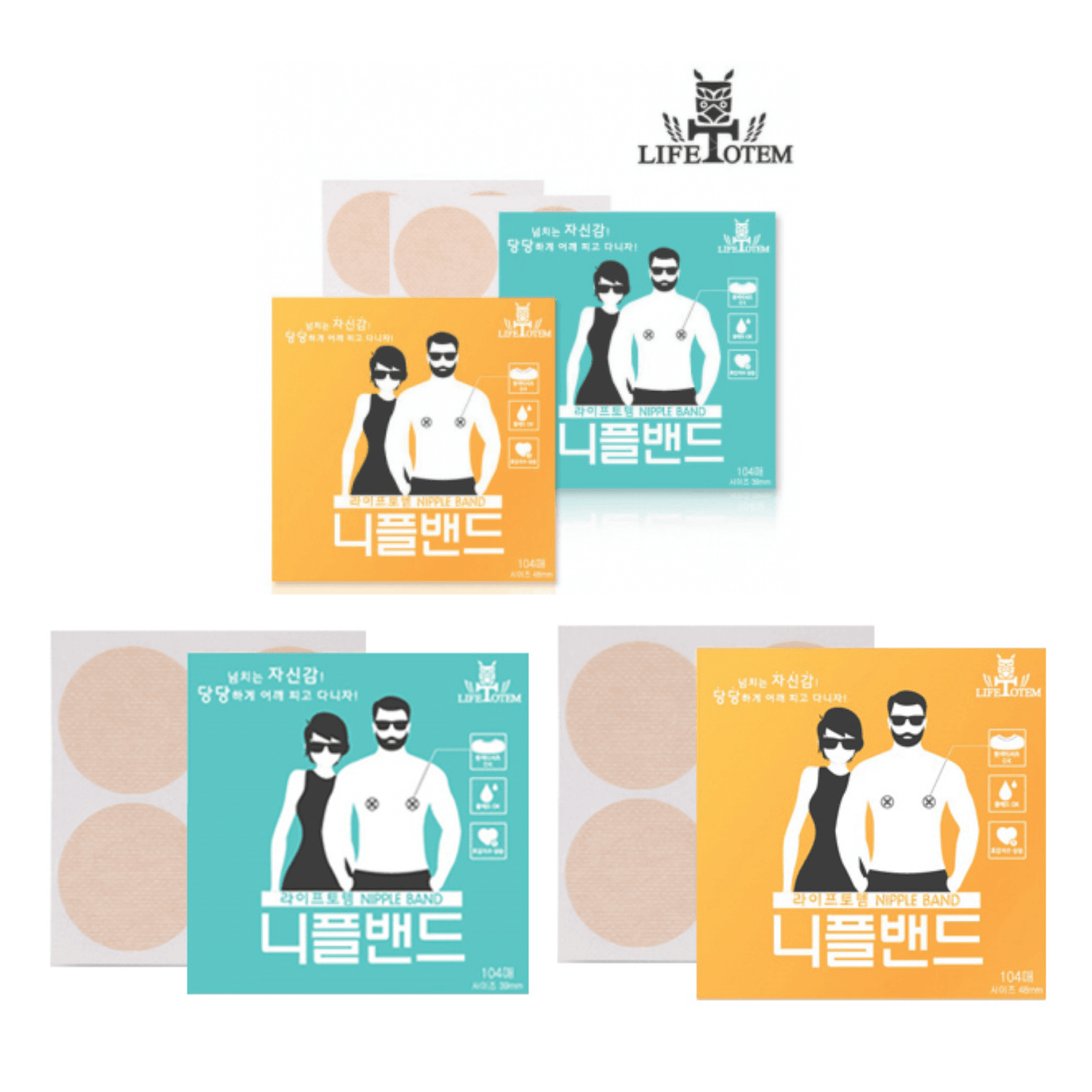 Life Totem Nipple Band 104 PCS