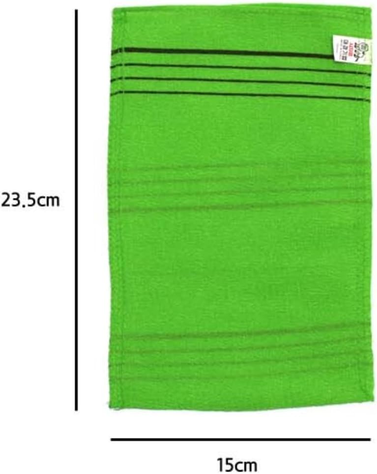 Korean Exfoliating Mitt Towel Viscose Scrub Washcloth 4 PCS