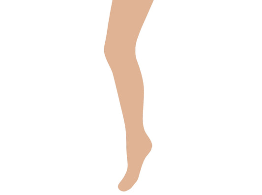 80 Denier Beige Skin Colour Footed Opaque Pantyhose Tights