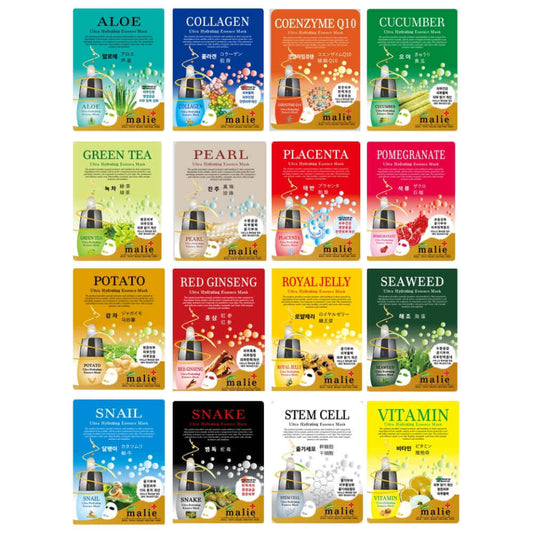 Malie Ultra Hydrating Essence Mask 16 Set