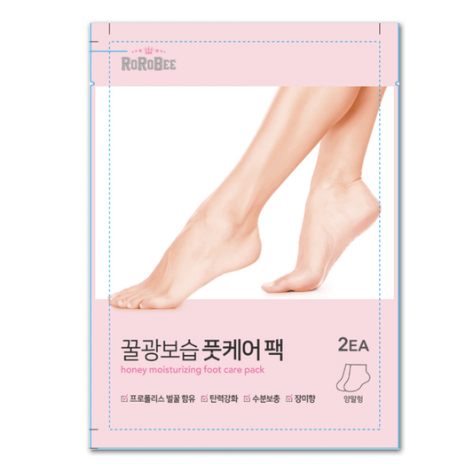 ROROBEE Honey Moisturizing Foot Care Pack