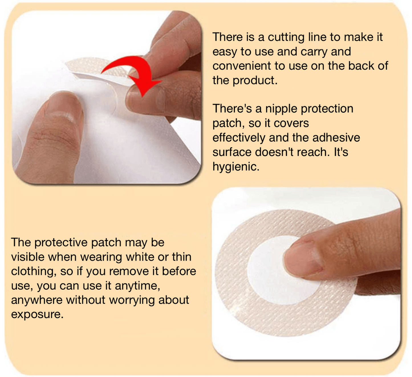 Nipple Cover Band 39mm 104 PCS