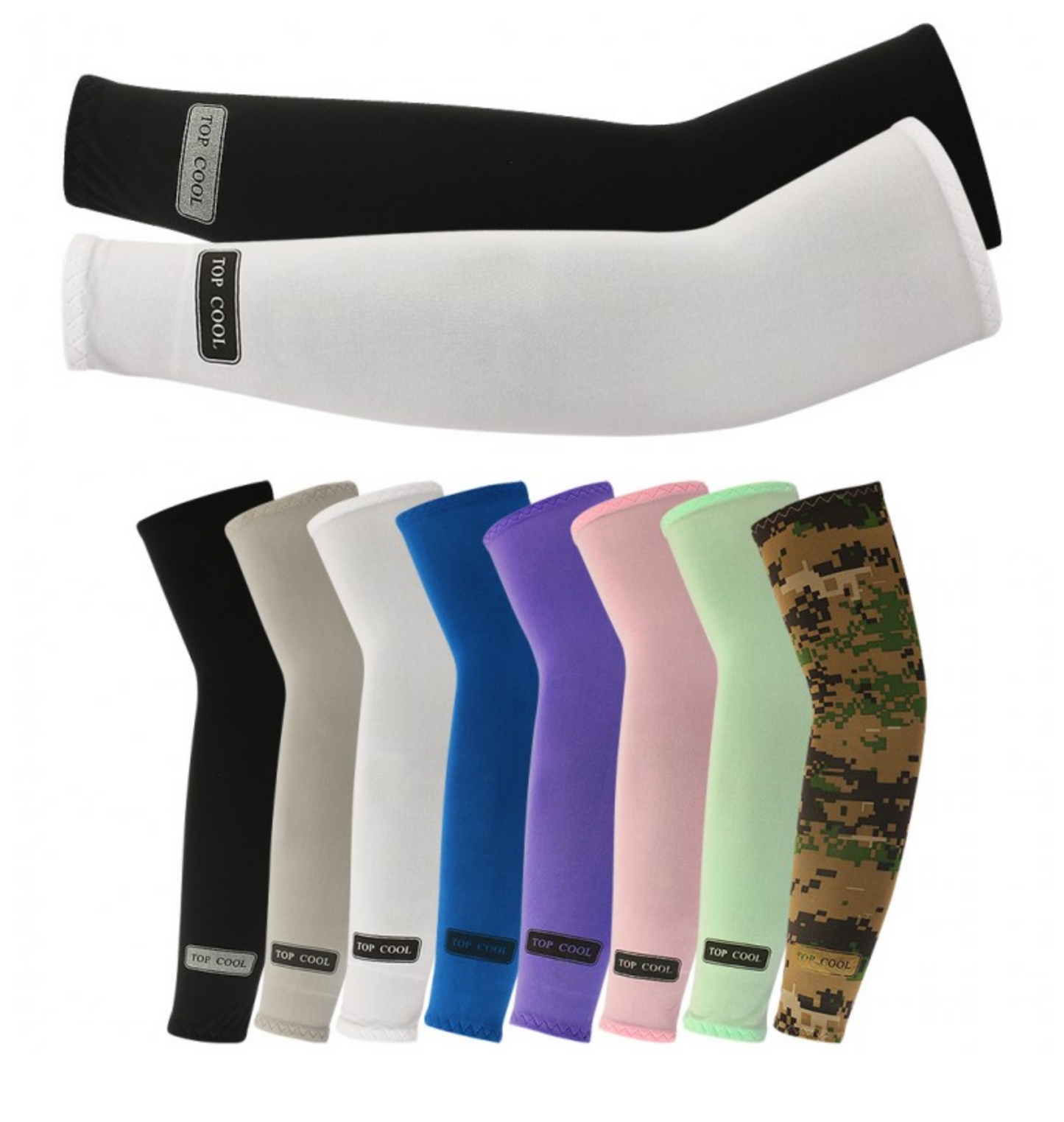 Top Cool Compression UV Protection Arm Sleeve 1 Pair
