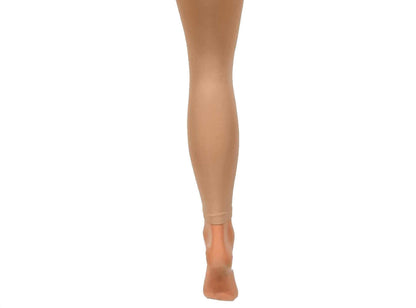 80 Denier Beige Skin Colour Footless Opaque Pantyhose Tights 