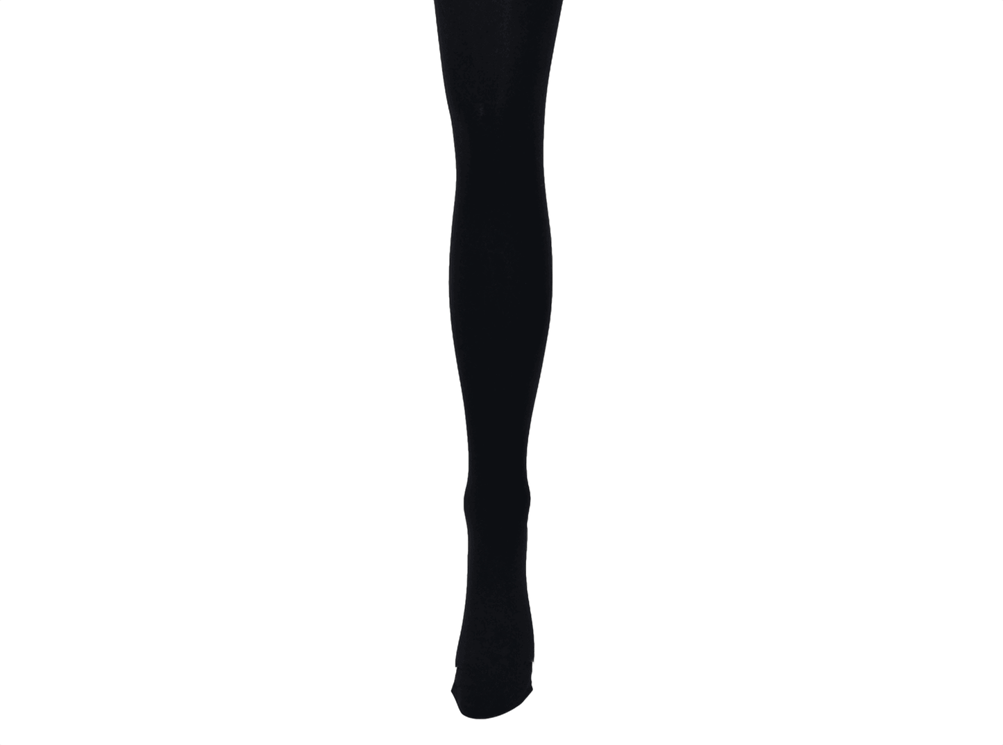 80 Denier Black Footed Opaque Pantyhose Tights 