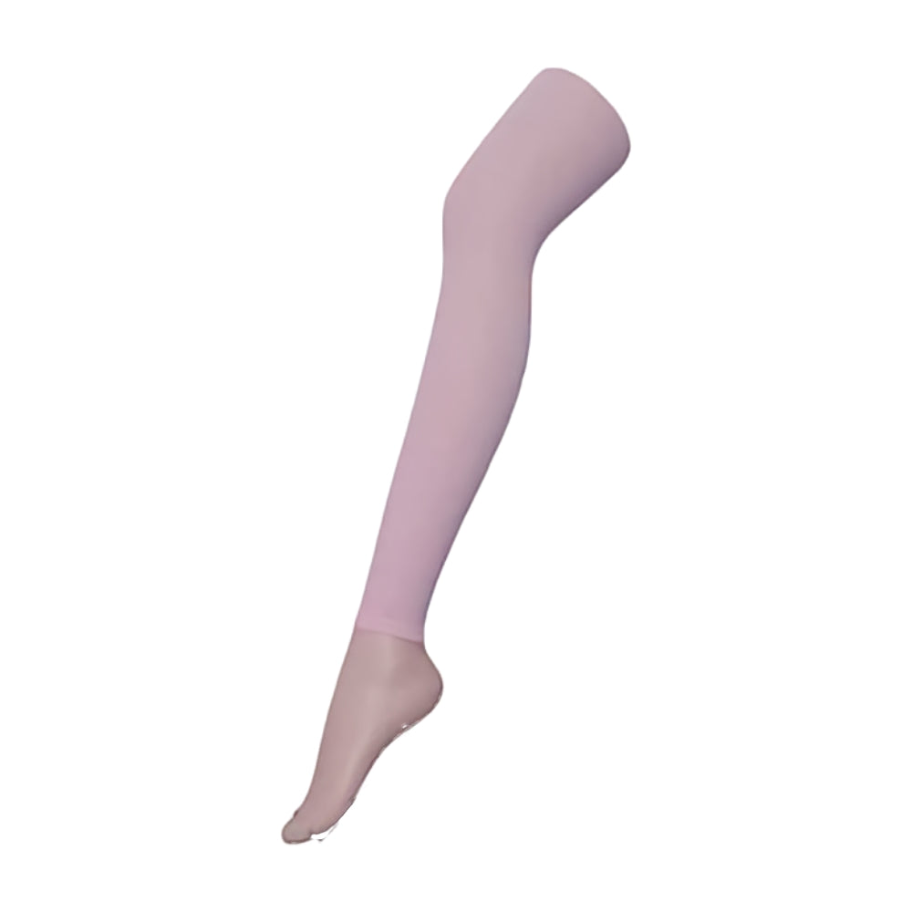 80 Denier Pink Coloured Footless Opaque Pantyhose Tights 