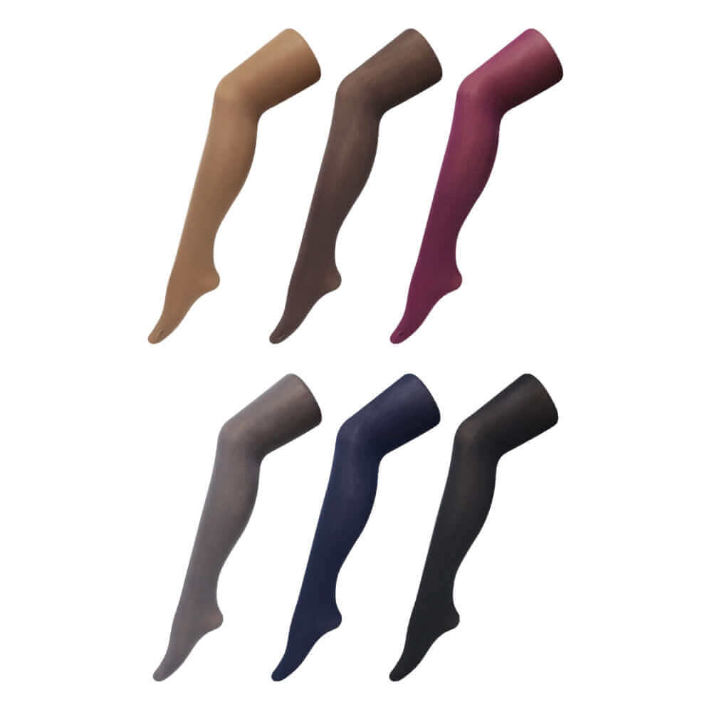 80 Denier Footed Opaque Pantyhose Tights 