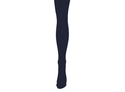 80 Denier Navy Footed Opaque Pantyhose Tights 