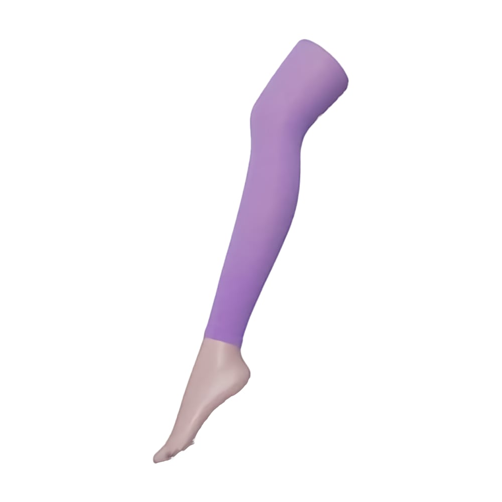 80 denier footless lavender