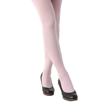 80 Denier Coloured Footed Opaque Pantyhose Tights Pink