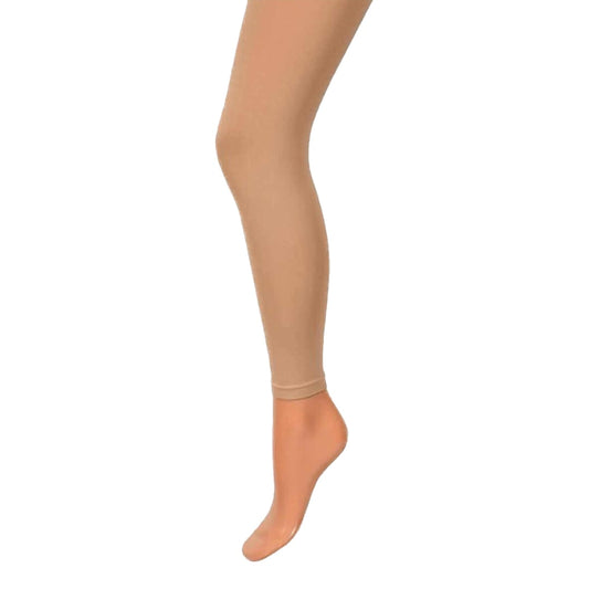 80 denier footless beige nude skin coloured pantyhose tights