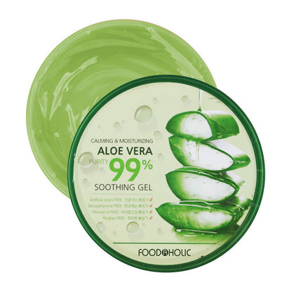 FOODAHOLIC Calming Moisturizing Aloe Vera Purity 99% Soothing Gel 300ml 