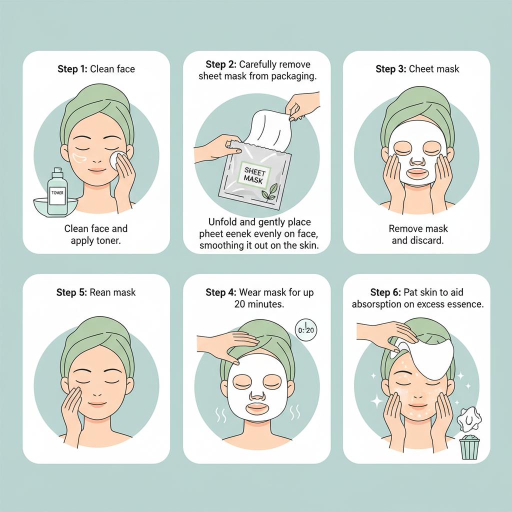 Foodaholic Nature Skin Care Mask 16 Set 