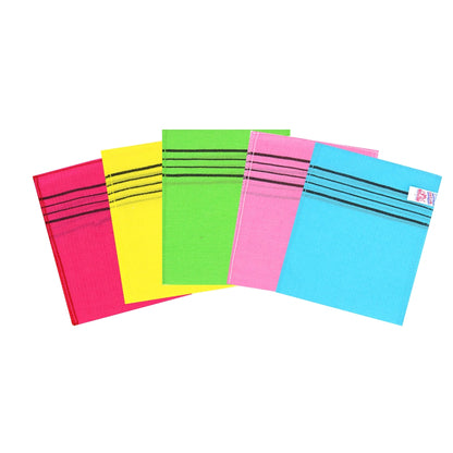 Korean Exfoliating Mitt Towel Bath Viscose Body Scrub Glove 5 PCS 