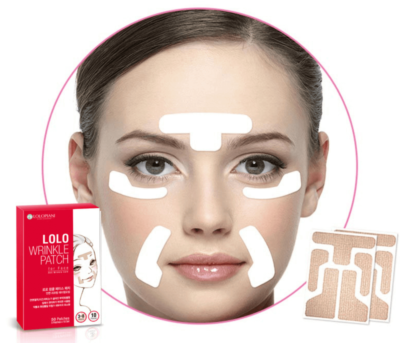 LOLO Wrinkle Patch For Face Anti Wrinkle Care 50 Patches 
