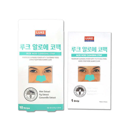 LUKE Aloe Nose Cleansing Strip 10 Pack 