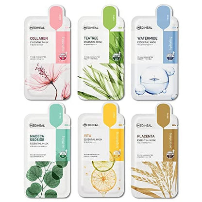 Mediheal Sheet Mask New Essential HERO 6 Pack 