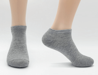 Men's Cotton Blend Low Cut Ankle Sneaker Socks 5 Pairs 