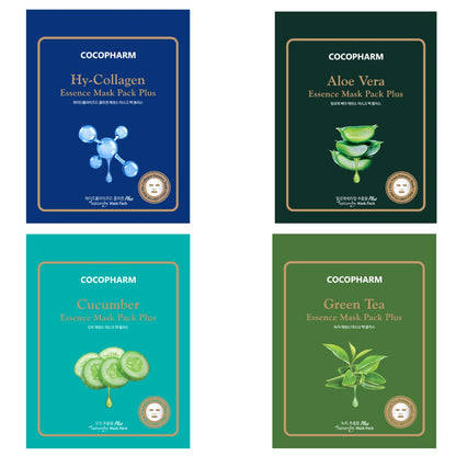 Natureby Cocopharm Essence Mask Pack Plus 8 Set 