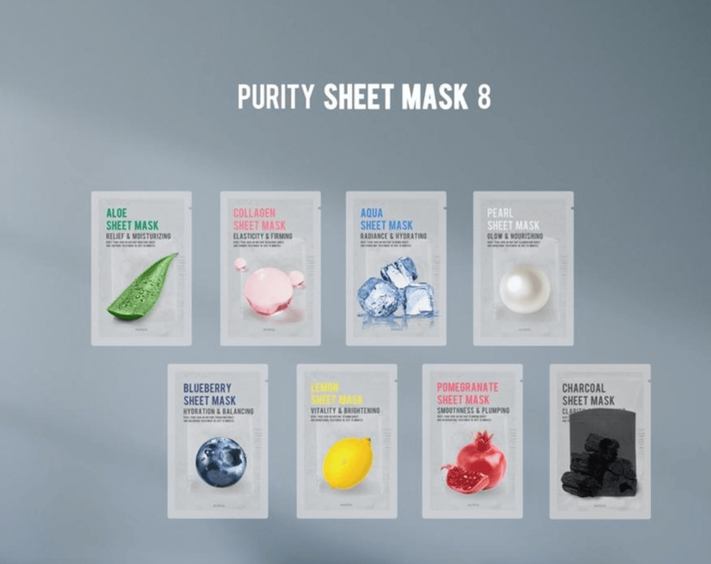 Eunyul Purity Sheet Mask Pack 8 Set - CIRCLO