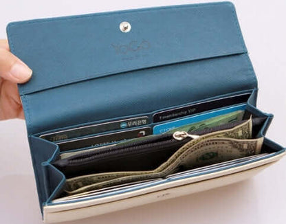 Stylish Double Layer Long Wallet 