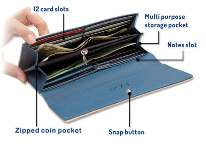 Stylish Double Layer Long Wallet 