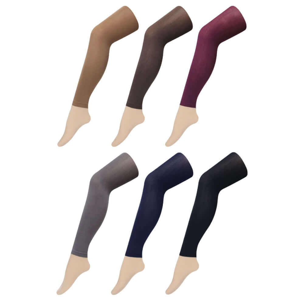 80 Denier Footless Solid Colour Opaque Pantyhose Tights - CIRCLO