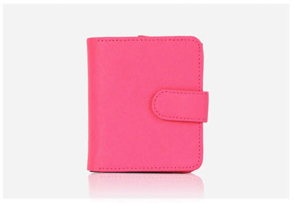 Women's Genuine Saffiano Leather Half Wallet 