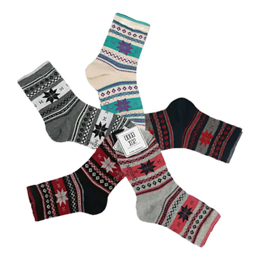Women's Snow Flower Design Socks 