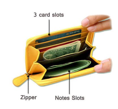 Women's Stylish ZIP Around Wallet 
