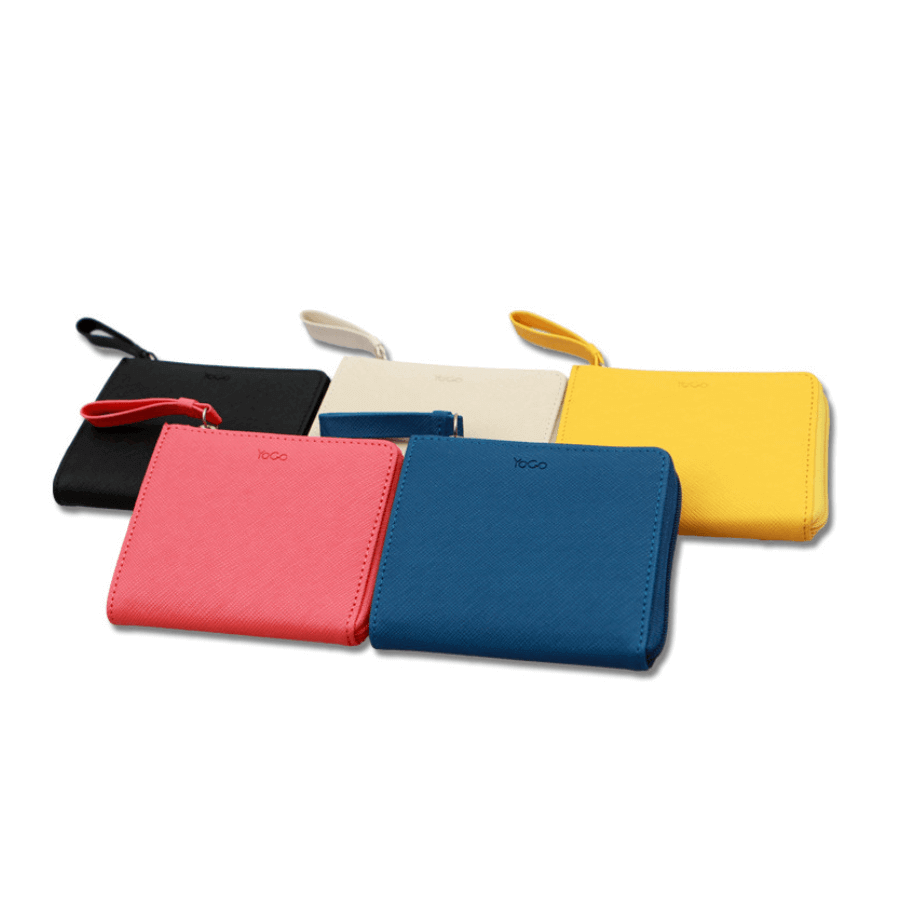 Women's Stylish Zip Around Coin Card Wallet 