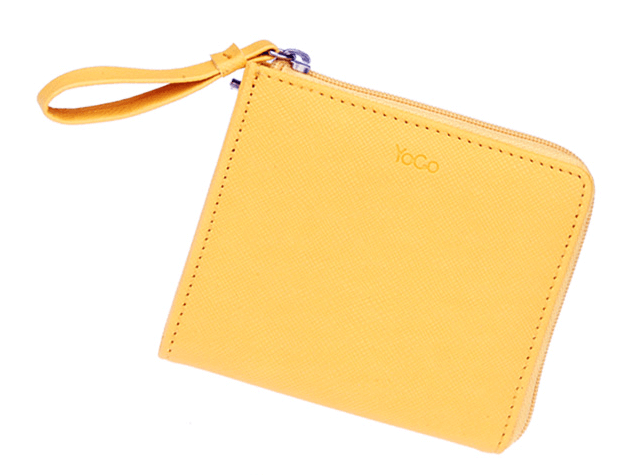 Women's Stylish Zip Around Coin Card Wallet 
