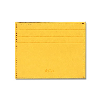 Women's Slim Card Pocket Wallet yellow