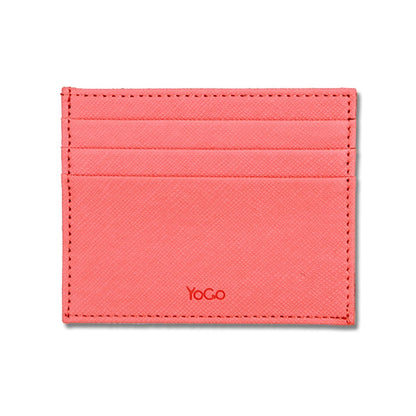 Women's Slim Card Pocket Wallet pink