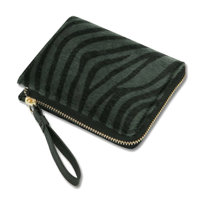 Zebra Print Wristlet Wallet 