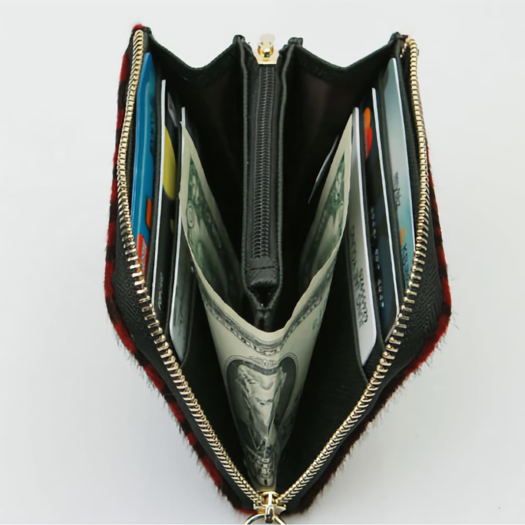 Zebra Print Wristlet Wallet 