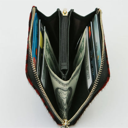 Zebra Print Wristlet Wallet 