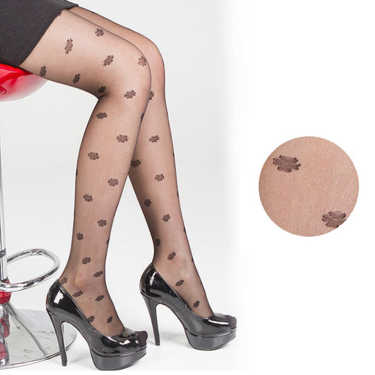 Women's Elegant Patterned Sheer Pantyhose Tights