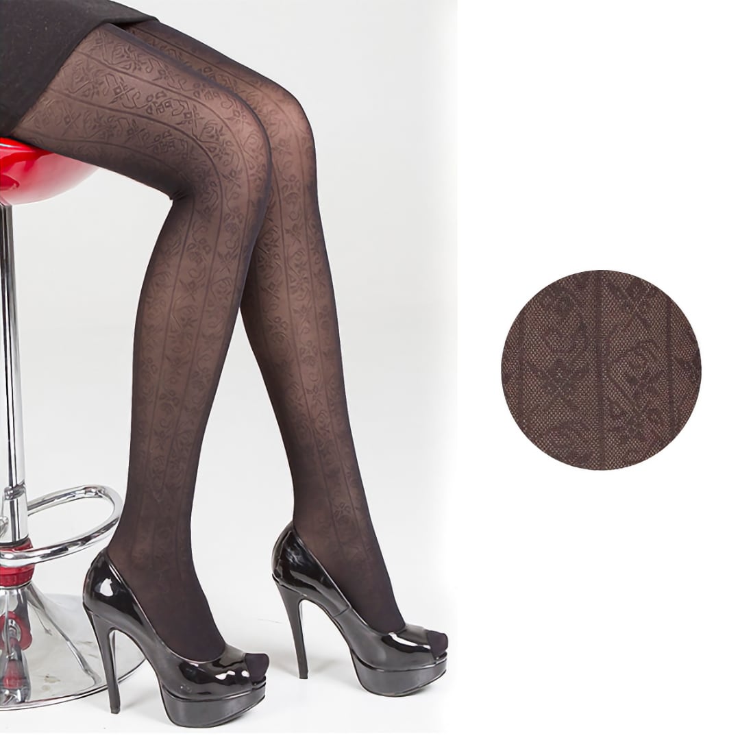 Women's Elegant Patterned Sheer Pantyhose Tights