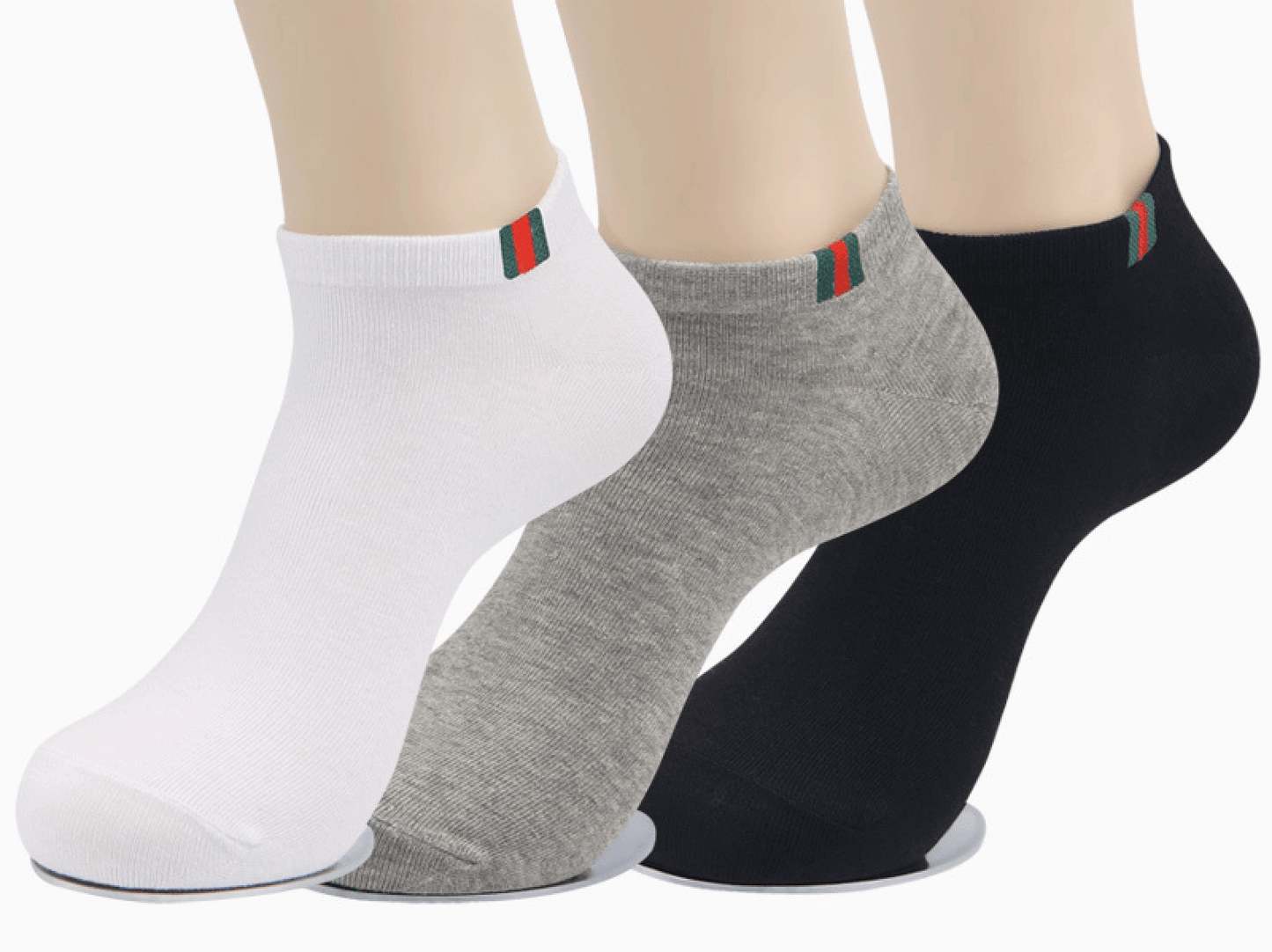 Women's One Size Cotton Blend Low Cut Ankle Sneaker Socks 5 Pairs - CIRCLO