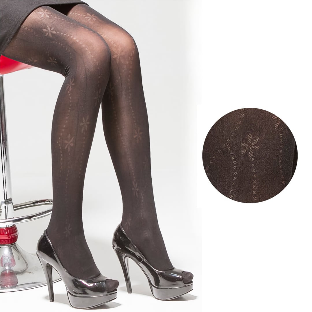 Women's Elegant Patterned Sheer Pantyhose Tights