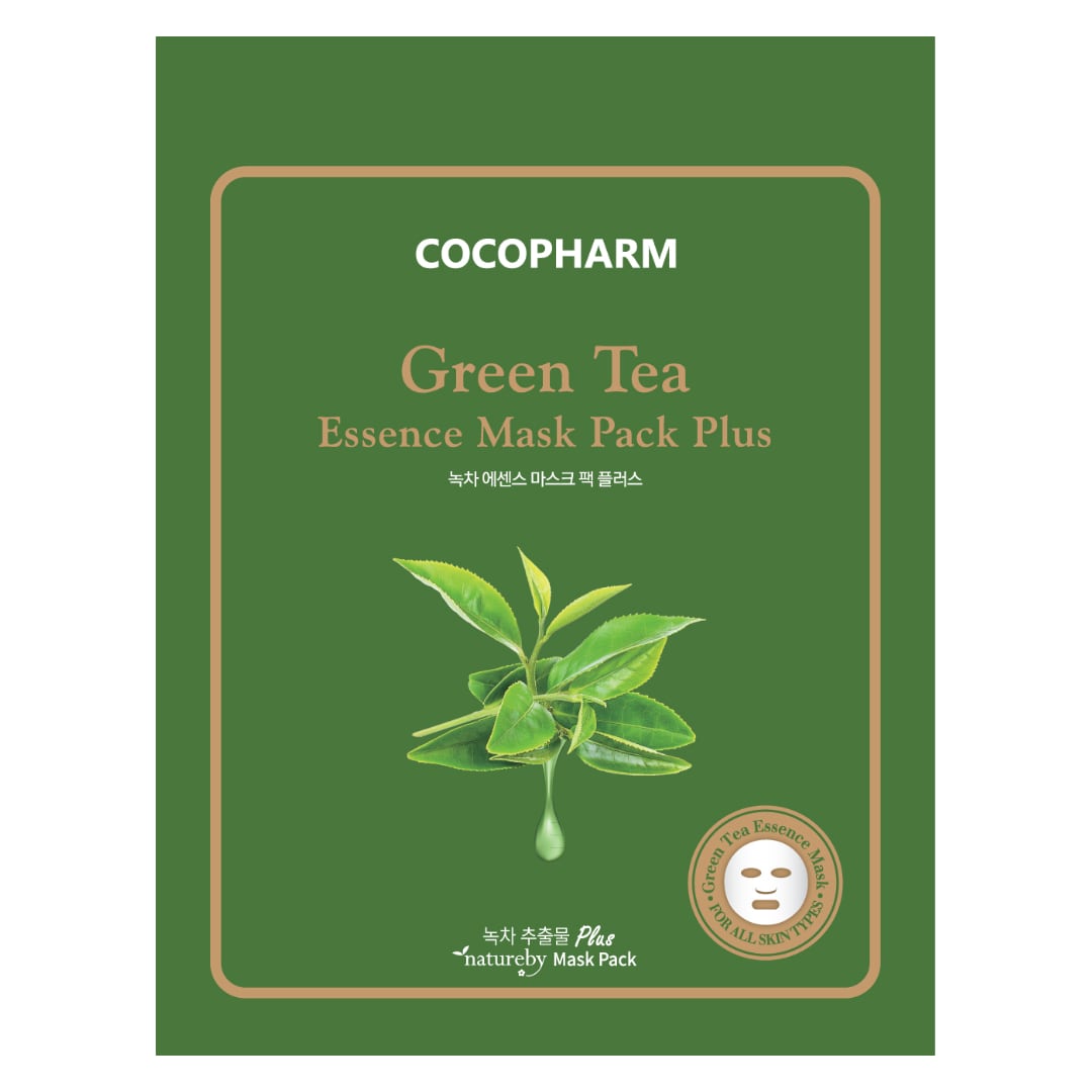 natureby essence mask pack plus korean skin care green tea