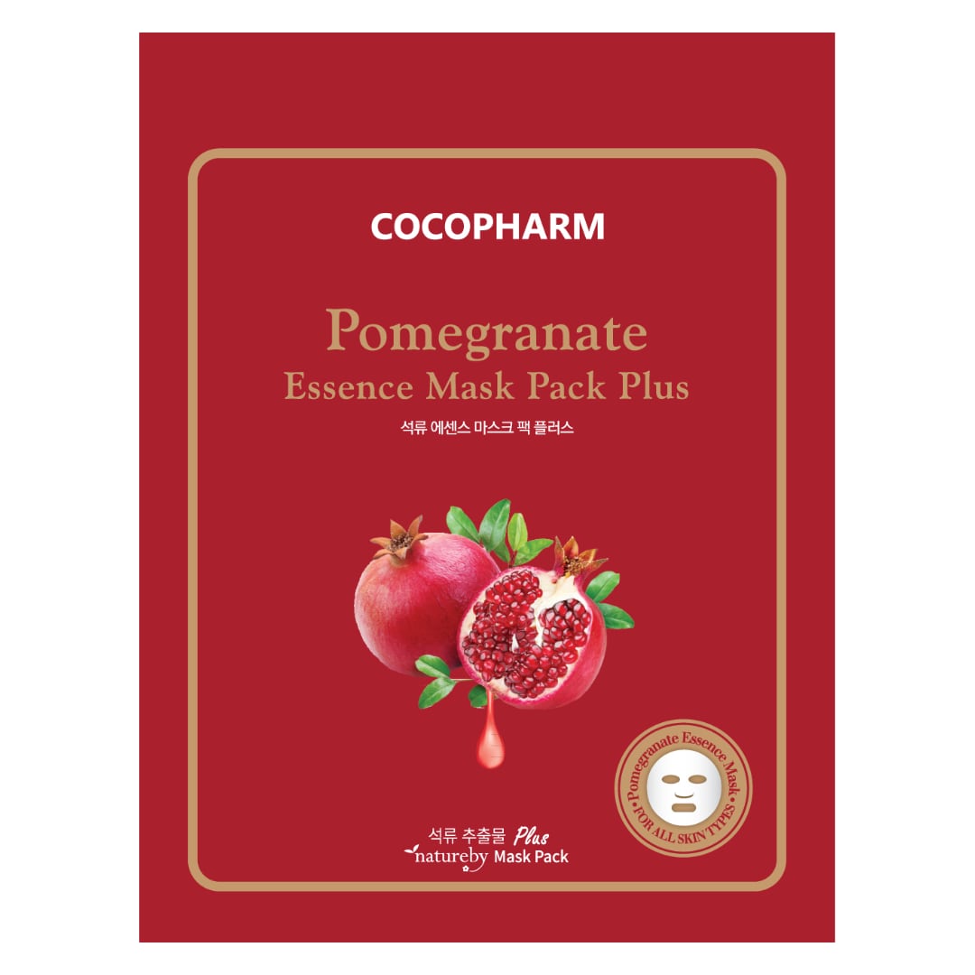 natureby essence mask pack plus korean skin care pomegranate