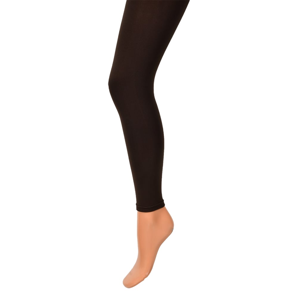 150 denier brown footless pantyhose tights