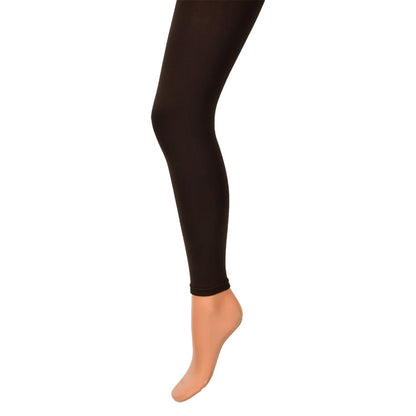 150 denier brown footless pantyhose tights