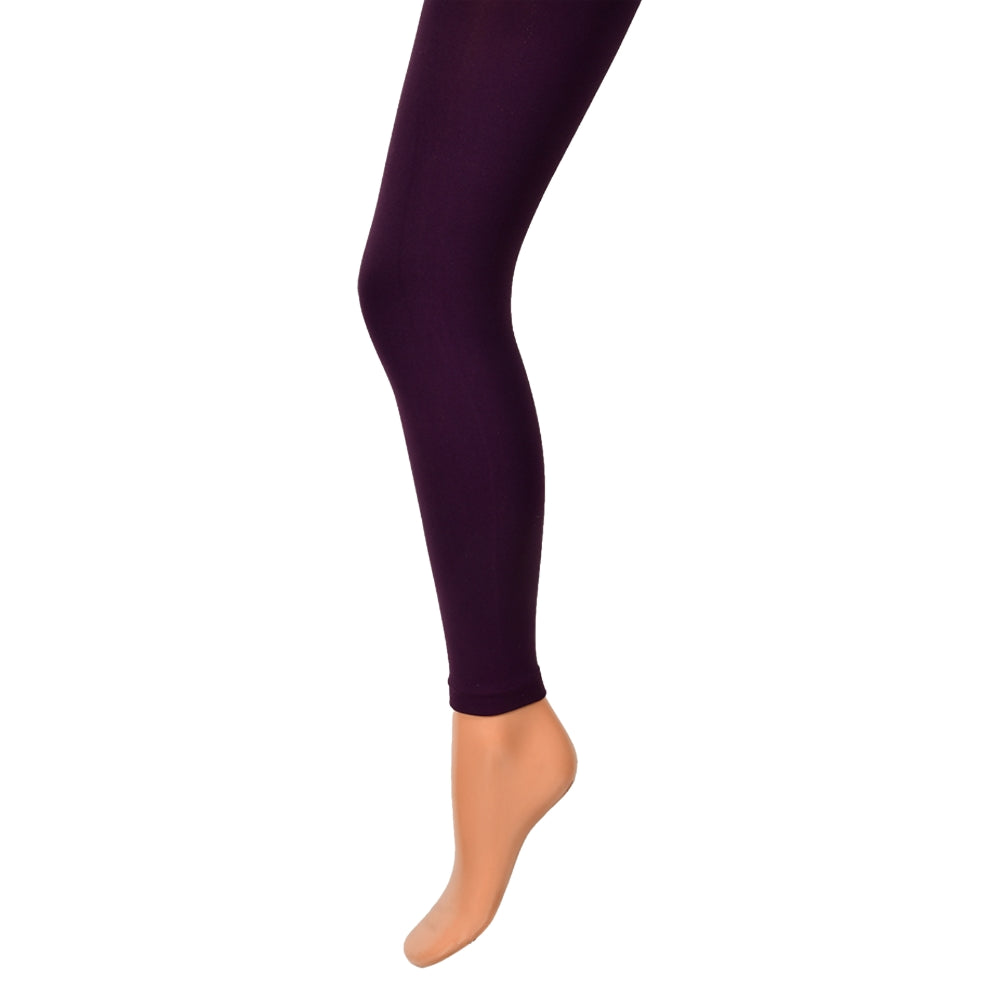 150 denier footless burgundy tights