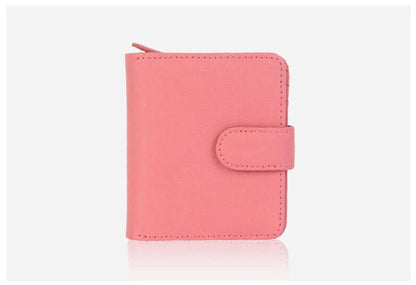 Women's Genuine Saffiano Leather Half Wallet - CIRCLO