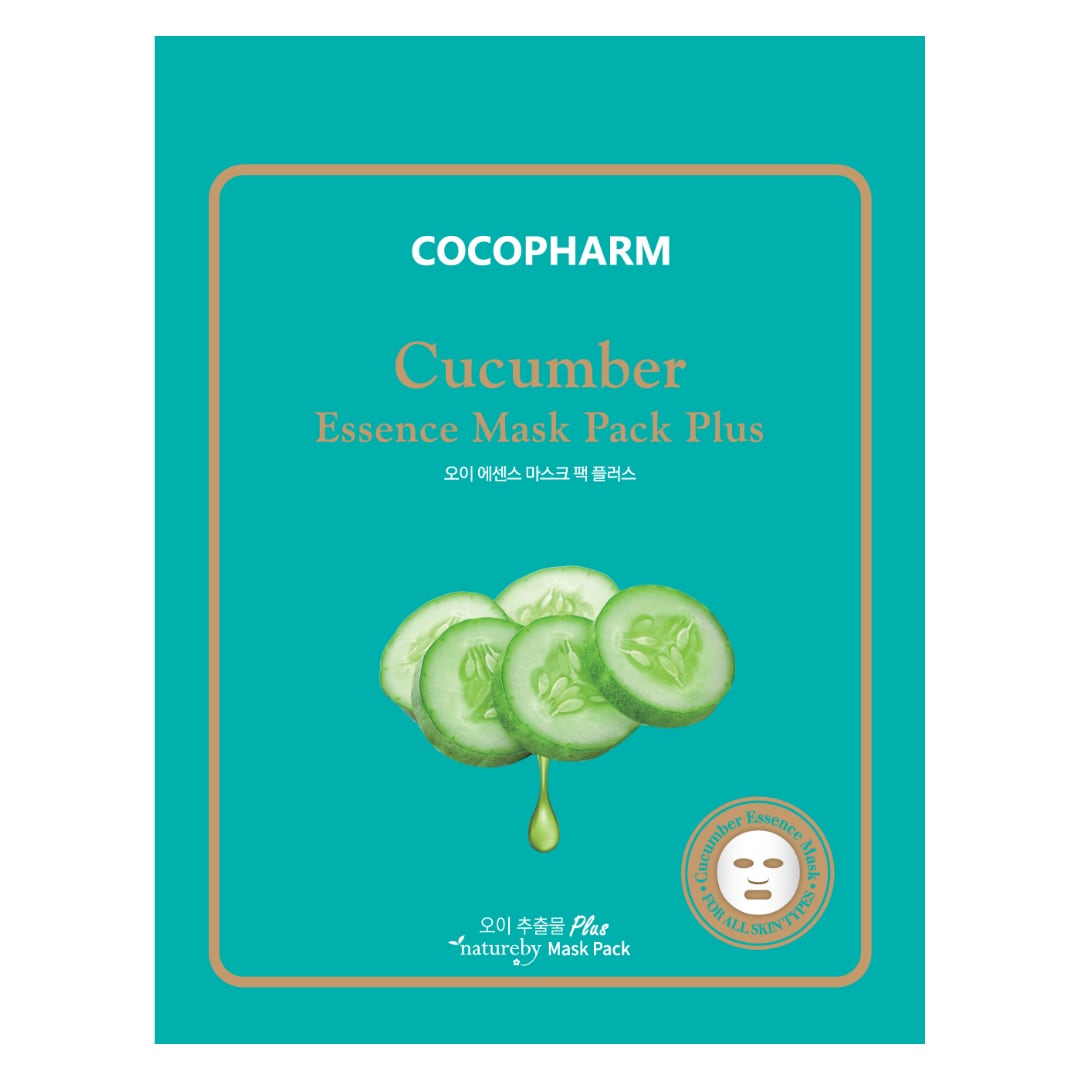 natureby essence mask pack plus korean skin care cucumber