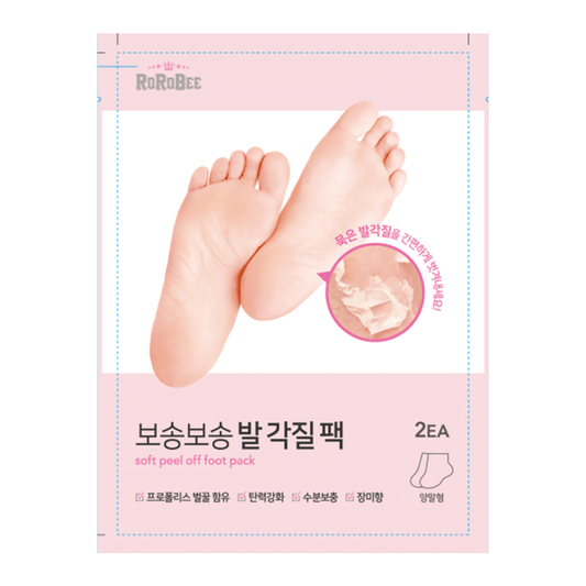 rorobee soft peel off foot pack